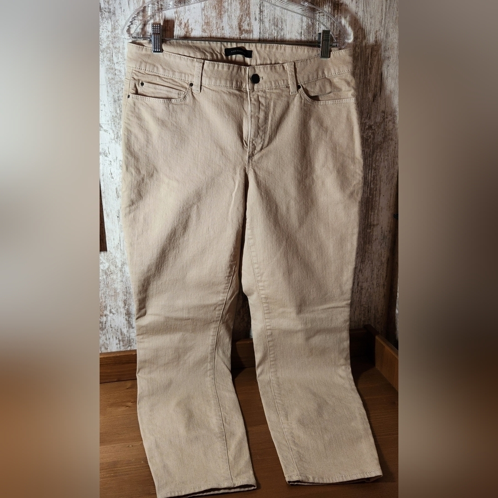 Ann Taylor Women's Tan Cropped Pants
